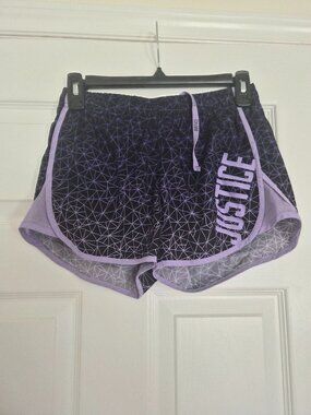 Justice Girls Mesh Run Shorts, Size 12